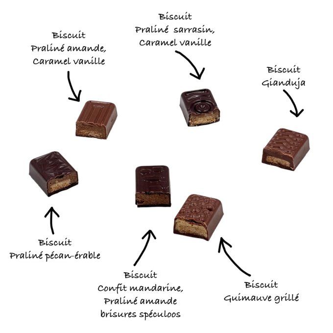 Boîte de 12 biscuits