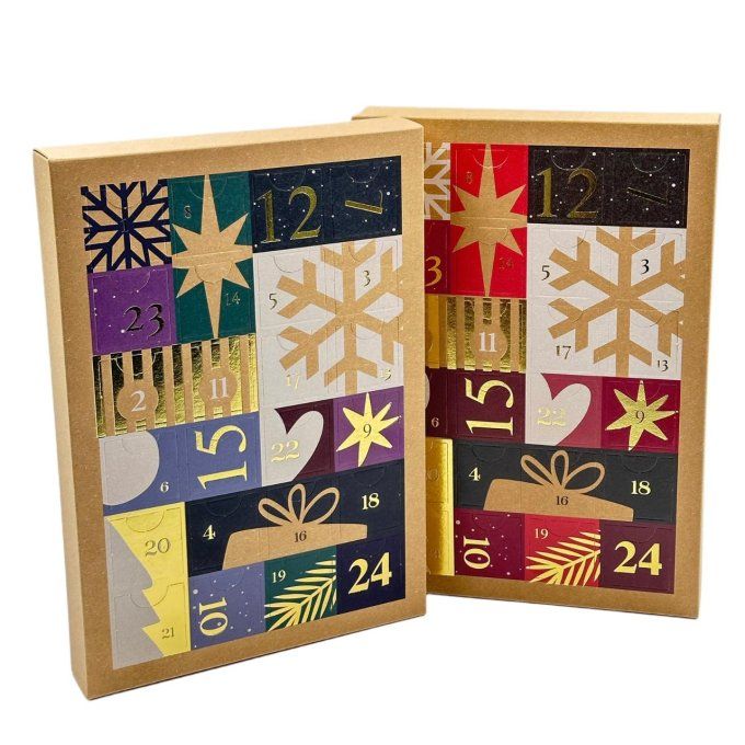 Calendrier de l'avent bonbons de chocolats