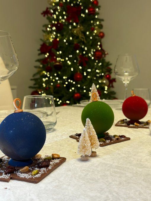 Boule bûche de Noël