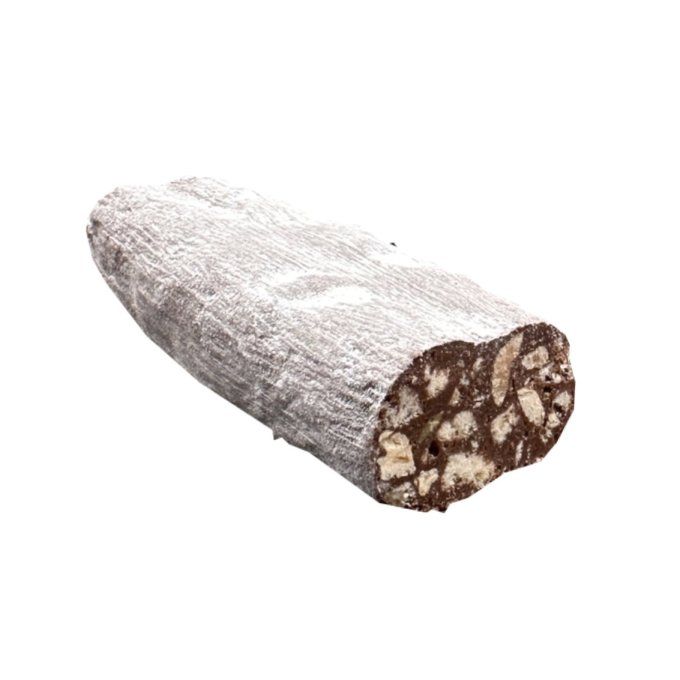 Saucisson chocolat praliné