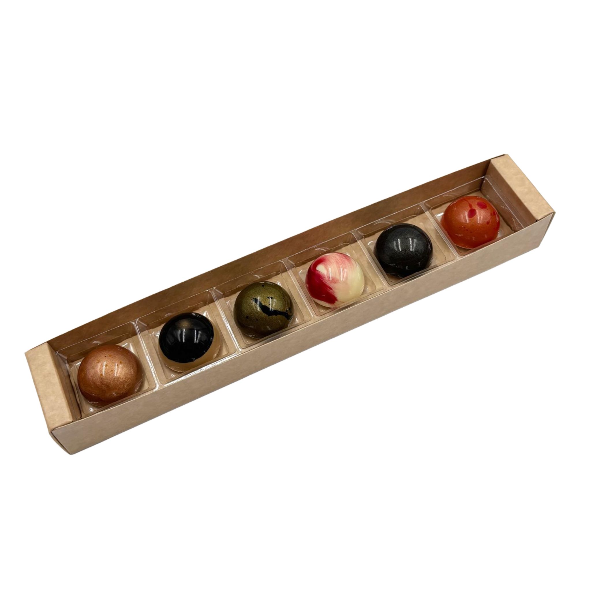 Reglette 6 chocolats