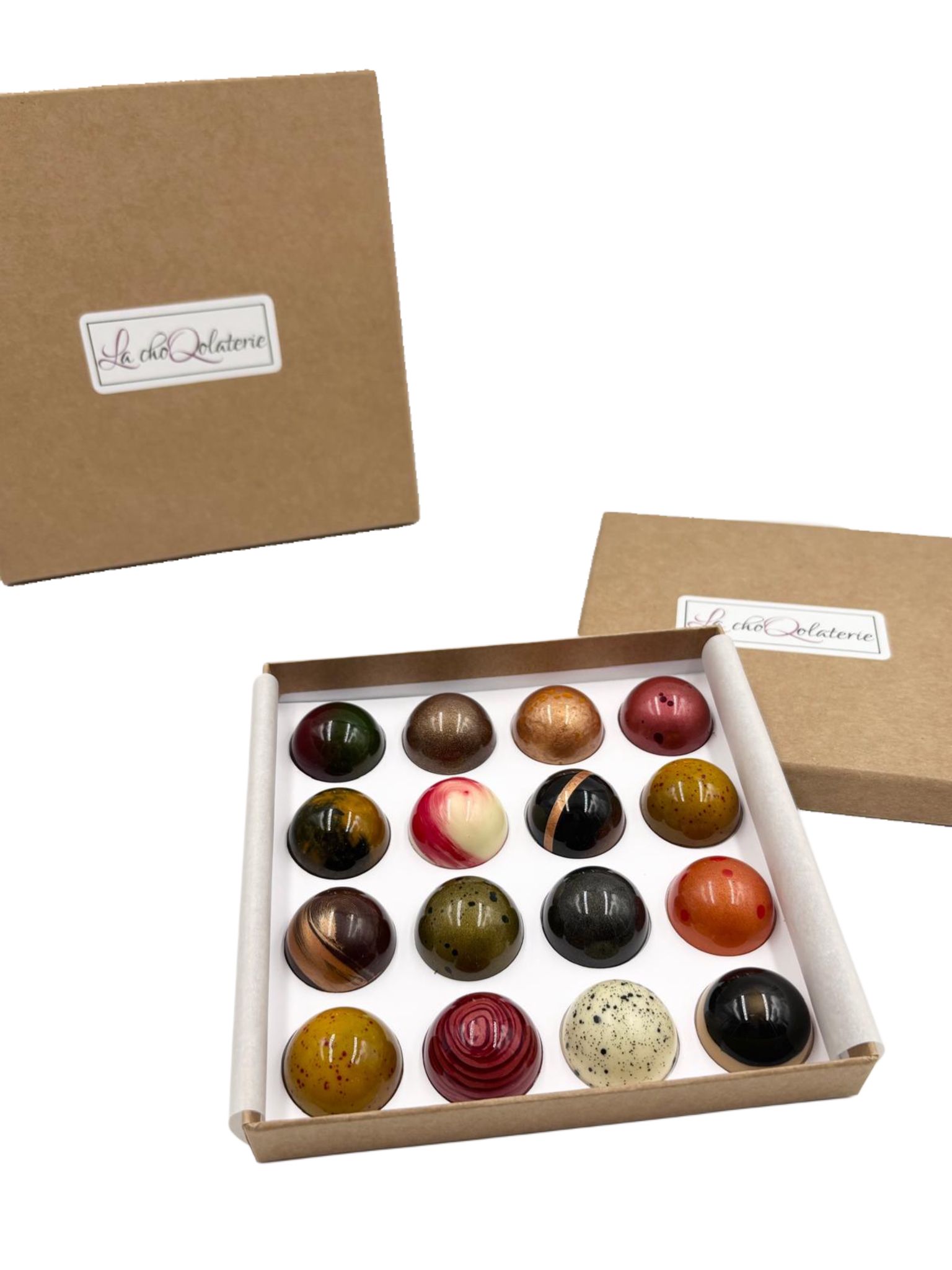 La carte des voyages 16 chocolats