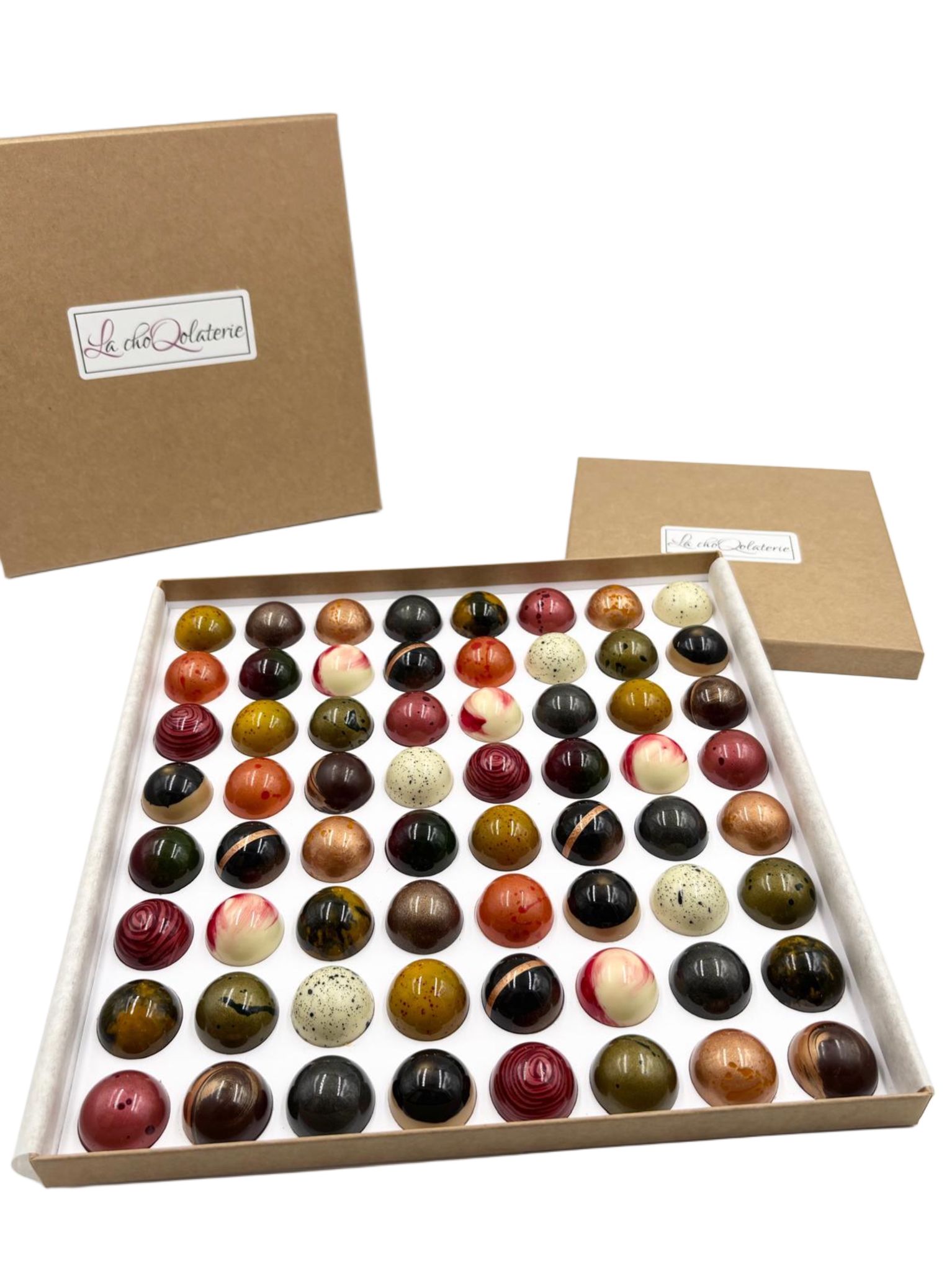 La carte des voyages 64 chocolats